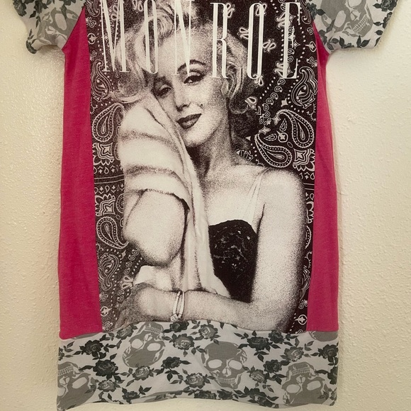 Boutique Custom Marilyn Monroe Tunic, Dress, Tee Grow with Me Size 4T to 7/8 - Picture 2 of 2